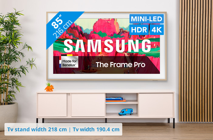Samsung 85 inches The Frame Pro LS03FW 4K (2025) visual Coolblue 1