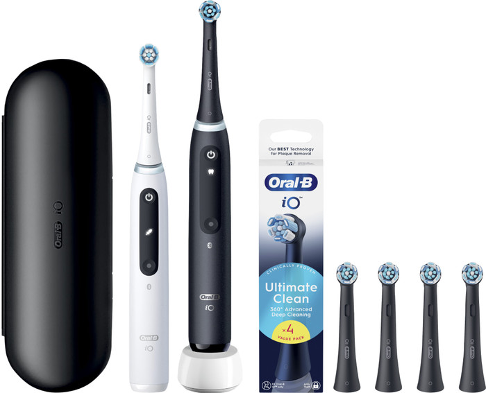 Oral-B iO 5N Doppelpack Schwarz und Weiß Vorteilspack Main Image