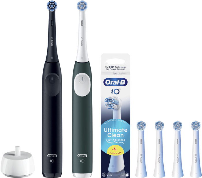 Oral-B iO 2 Duo Pack Black and Green Value Pack Main Image