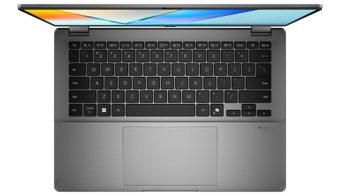 ASUS Vivobook 14 Flip OLED Copilot+ PC TP3407SA-QL039W top