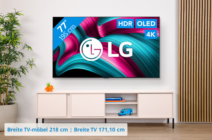 LG 77" OLED evo C5 4K (2025) visuelles Coolblue 1