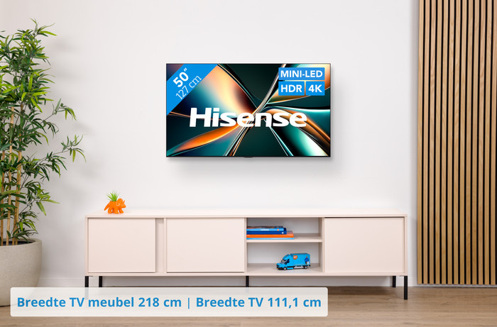 Hisense 50" ULED Mini-Led U7Q (2025) visual Coolblue 1