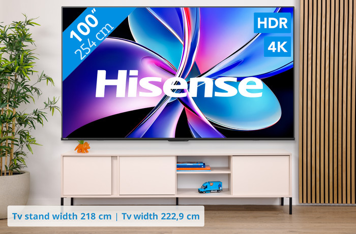 Hisense 100 inches PRO QLED E7Q (2025) visual Coolblue 1