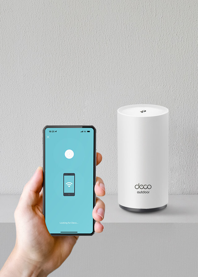 TP-Link Deco X50 Outdoor 2-pack product in gebruik