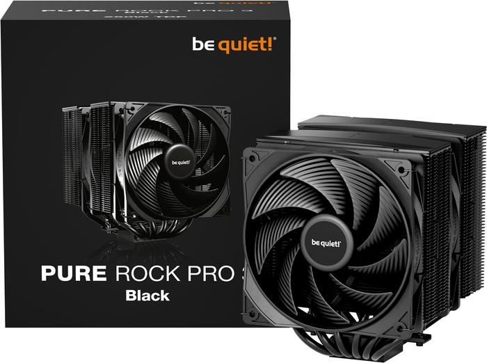 be quiet! Pure Rock Pro 3 Schwarz verpackung