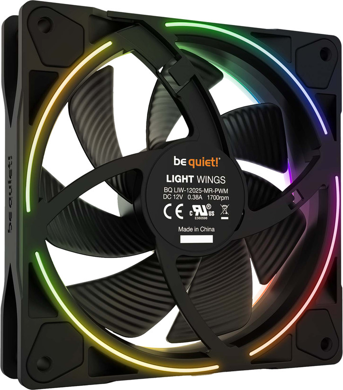 be quiet! Light Wings PWM 120x120x25 - Triple Fan Kit voorkant