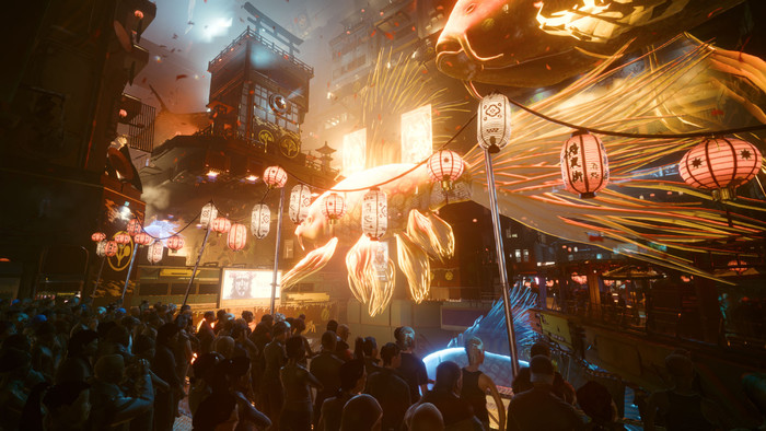 Cyberpunk 2077: Ultimate Edition Nintendo Switch 2 product in gebruik
