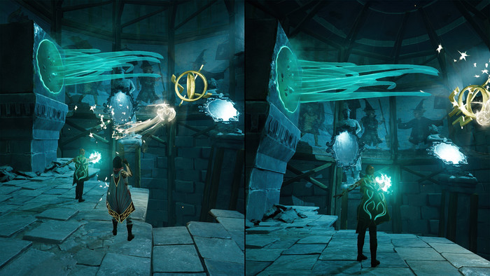 Split Fiction Nintendo Switch 2 product in gebruik