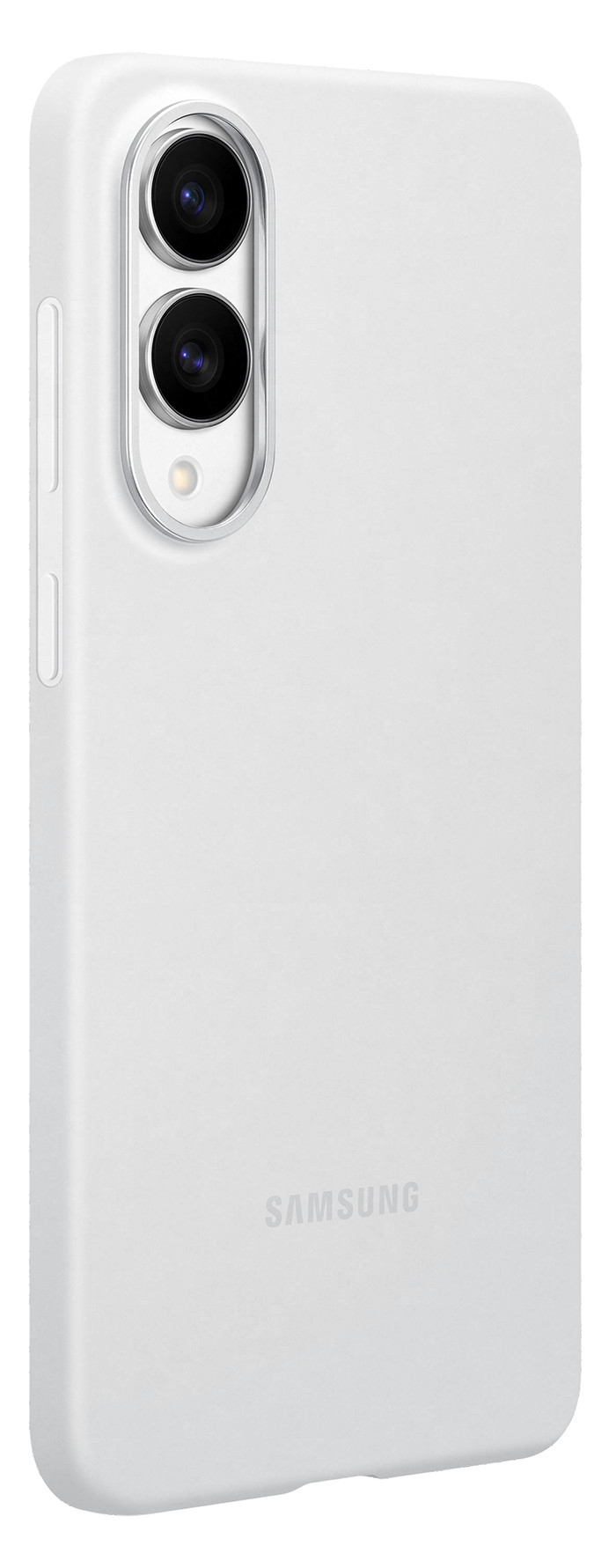 Samsung Galaxy S25 Edge Siliconen Back Cover Grijs linkerkant