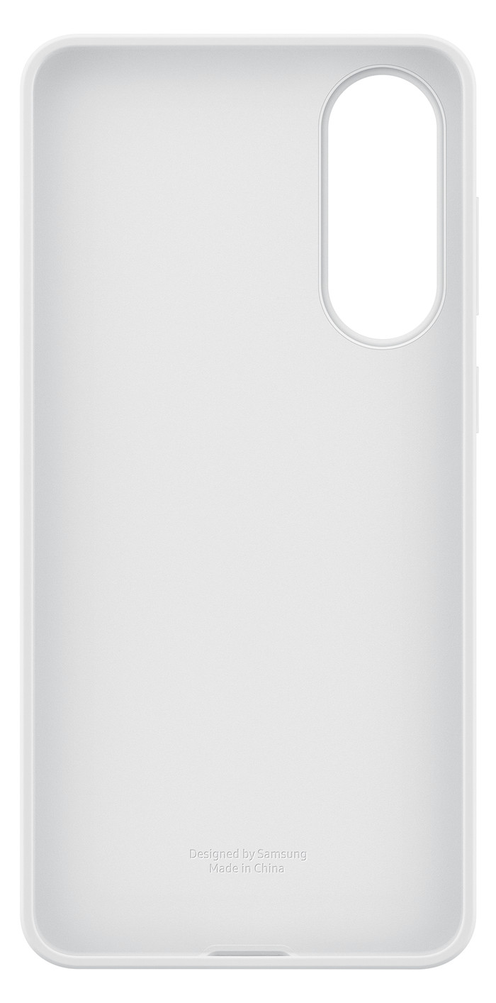 Samsung Galaxy S25 Edge Siliconen Back Cover Grijs achterkant