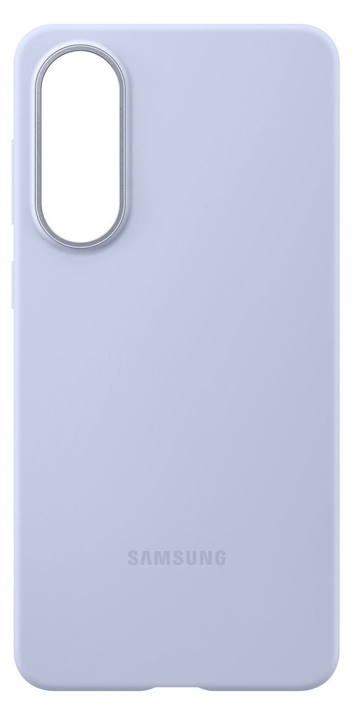 Samsung Galaxy S25 Edge Siliconen Back Cover Blauw voorkant