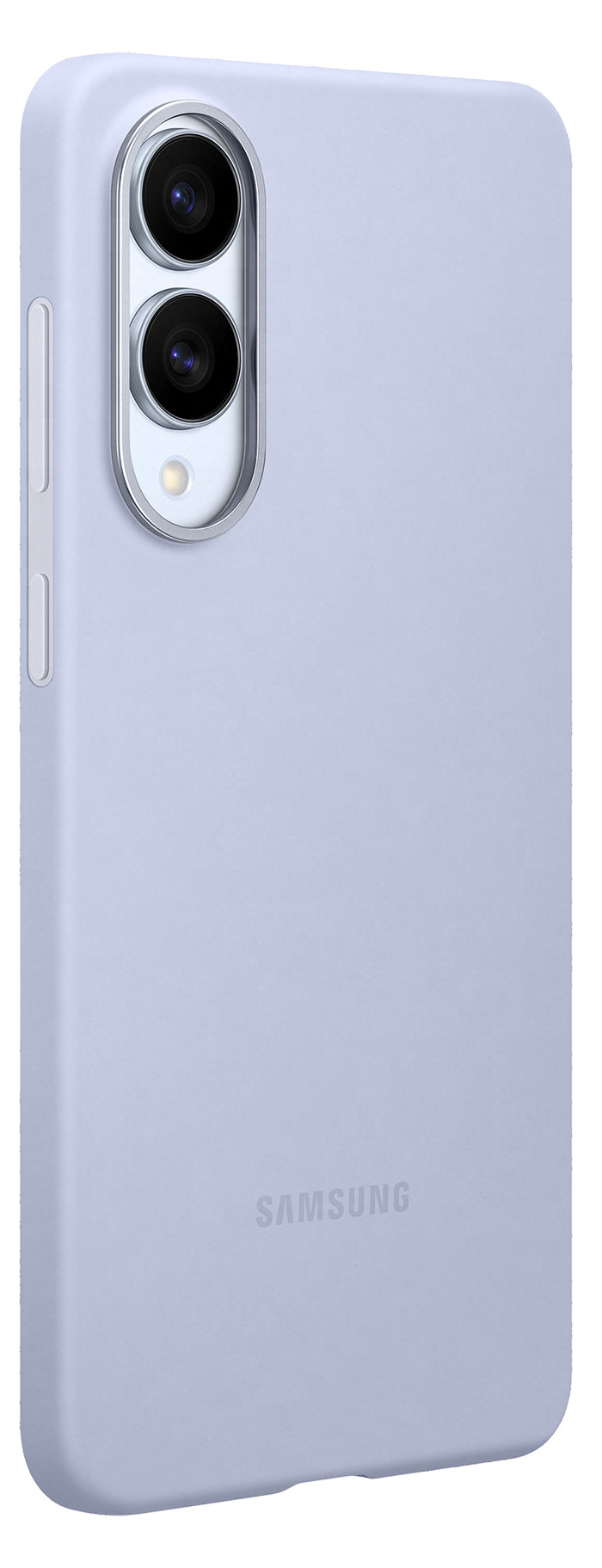 Samsung Galaxy S25 Edge Siliconen Back Cover Blauw linkerkant