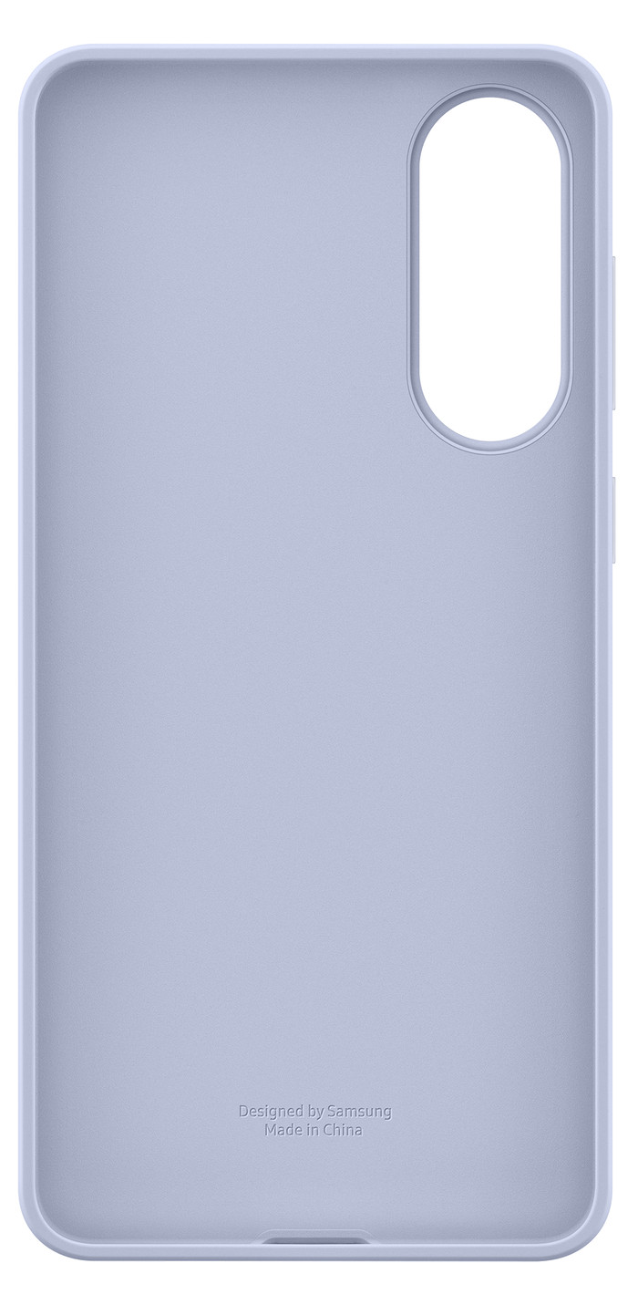 Samsung Galaxy S25 Edge Siliconen Back Cover Blauw achterkant
