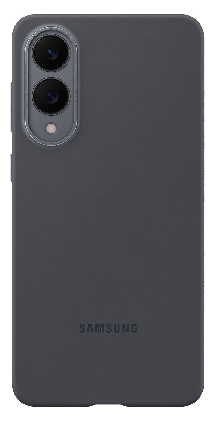 Samsung Galaxy S25 Edge Siliconen Back Cover Zwart Main Image