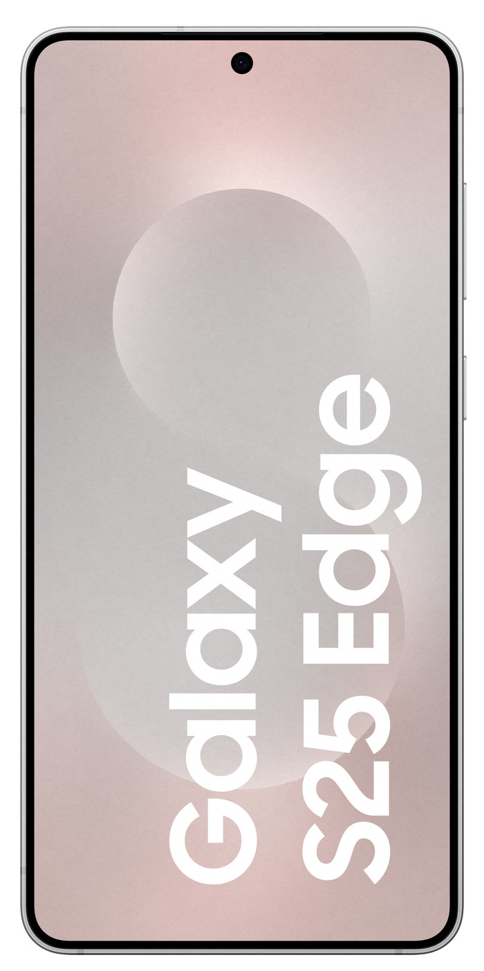 Samsung Galaxy S25 Edge 256GB Zilver 5G + Accessoirepakket voorkant