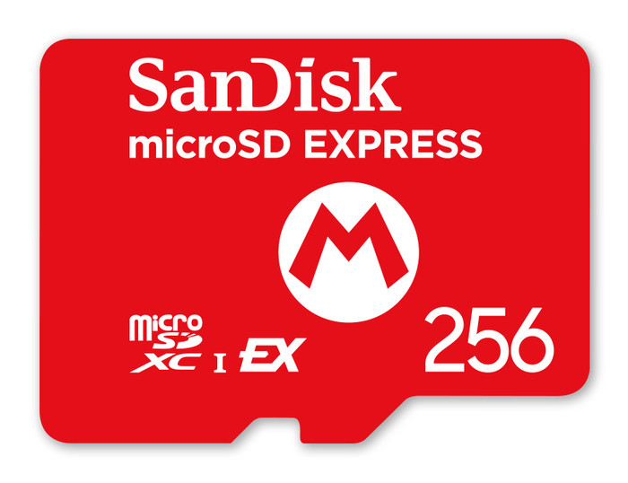 Sandisk MicroSD Express Nintendo Switch 2 256GB Main Image