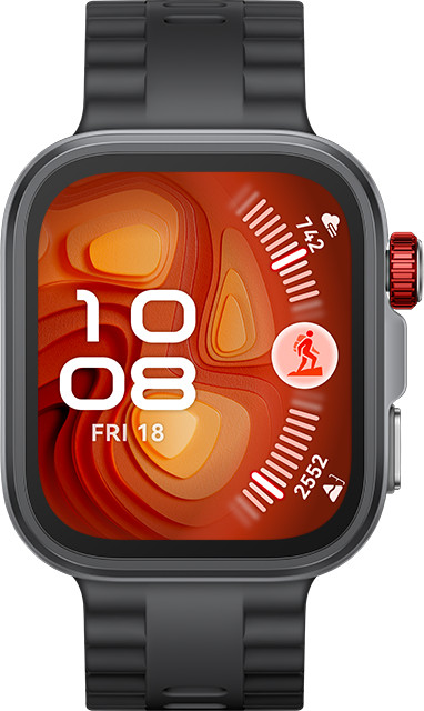 Huawei Watch Fit 4 Pro Zwart voorkant