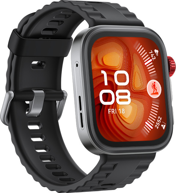 Huawei Watch Fit 4 Pro Zwart linkerkant