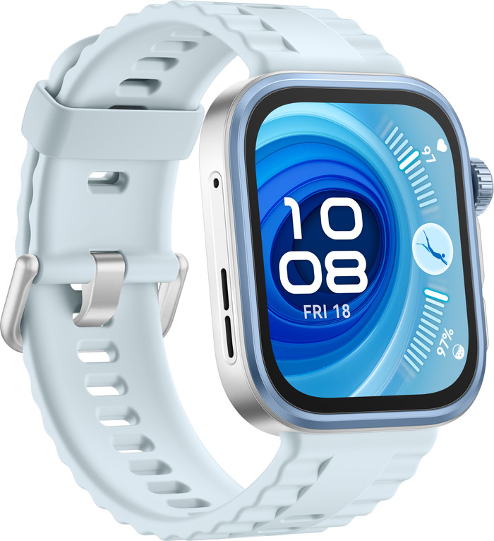 Huawei Watch Fit 4 Pro Blauw linkerkant