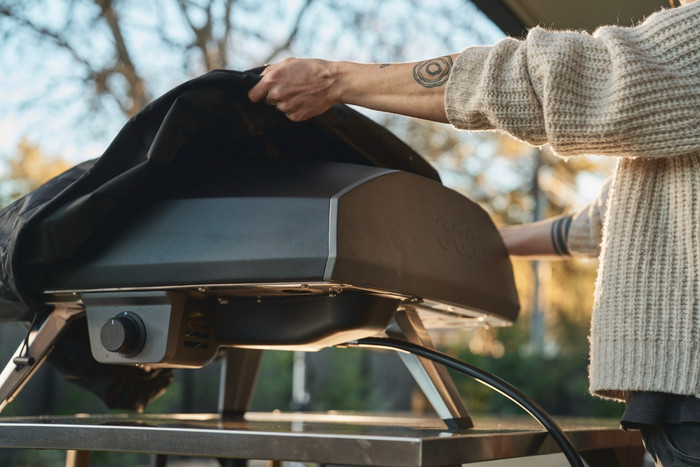 Ooni Hoes voor Koda 2 Pro product in gebruik