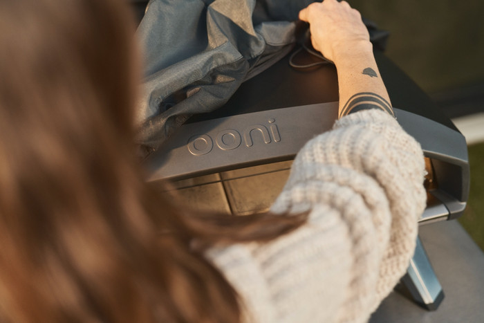 Ooni Hoes voor Koda 2 Pro product in gebruik