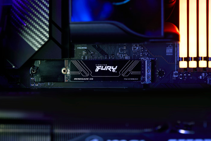 Kingston FURY Renegade G5 2TB PCIe 5.0 M.2 SSD product in gebruik