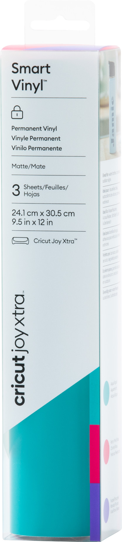 Cricut Smart Vinyl Permanent Joy Xtra 24.1x30.5cm Roller Skate 3 Sheets detail