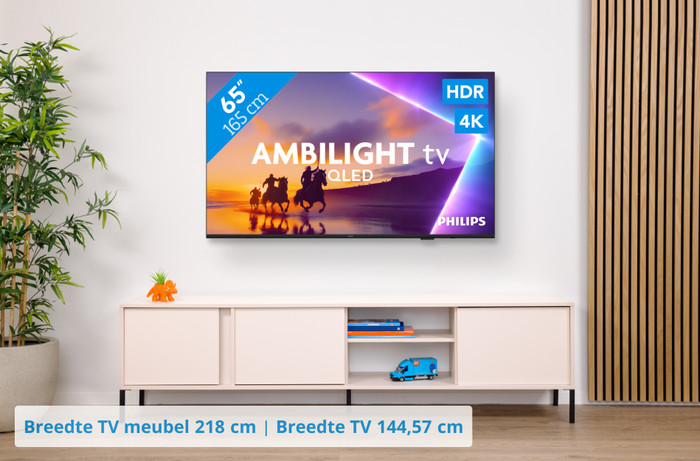 Philips Ambilight 65" PUS8500 QLED 4K (2025) visual Coolblue 1