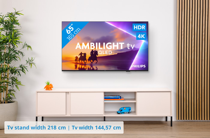 Philips Ambilight 65 inches PUS8500 QLED 4K (2025) + JBL Soundbar 300 M2 Black visual Coolblue 1
