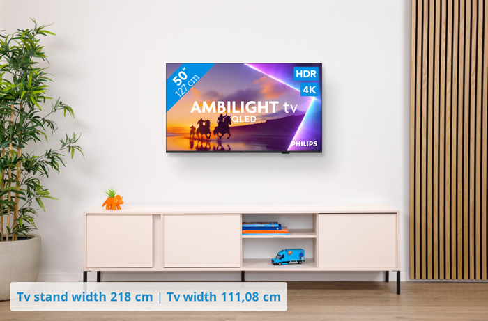 Philips Ambilight 50 inches PUS8500 QLED 4K (2025) visual Coolblue 1