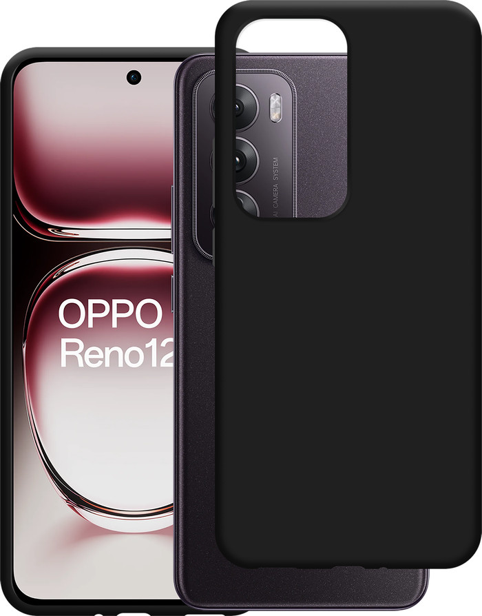 OPPO Reno12 256GB Black 5G + Just in Case Back Cover Black combined product