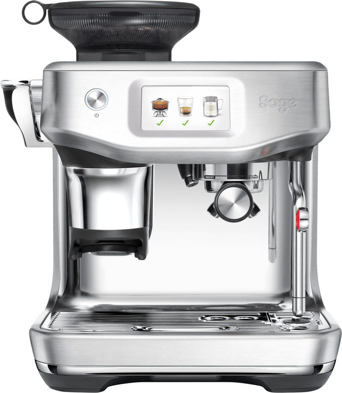 Sage Barista Touch Impress Cold Brushed Stainless Steel Main Image
