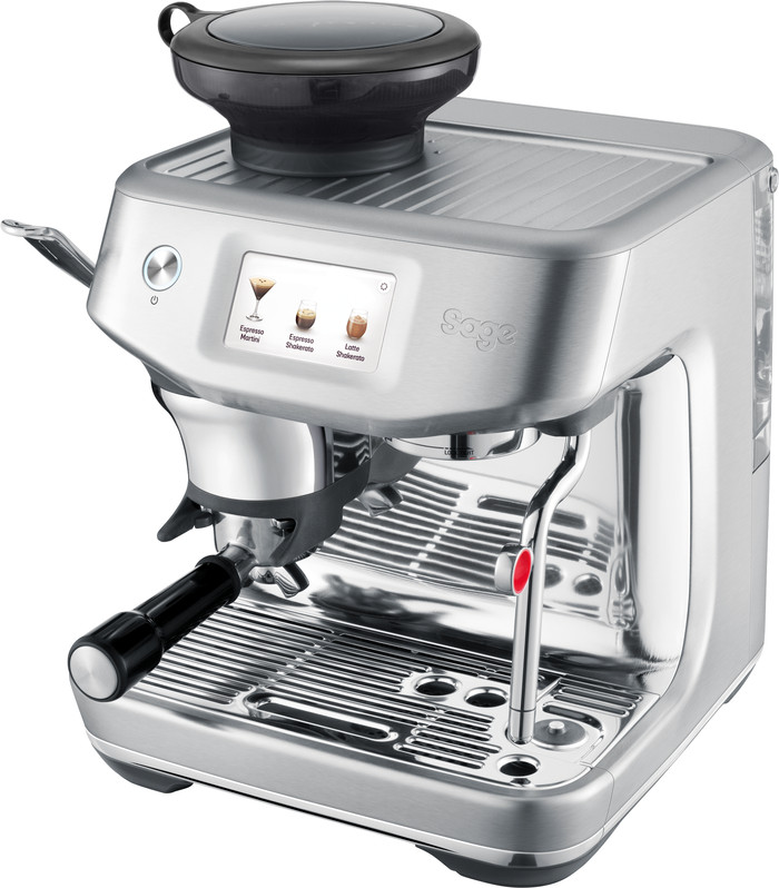 Sage Barista Touch Impress Cold Brushed Stainless Steel bovenkant