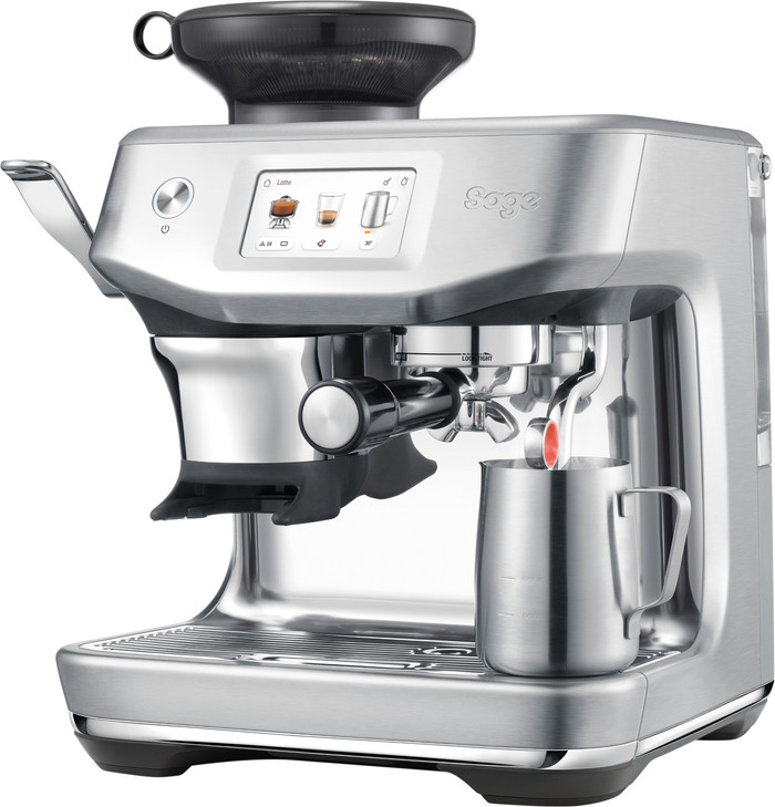 Sage Barista Touch Impress Cold Brushed Stainless Steel rechterkant