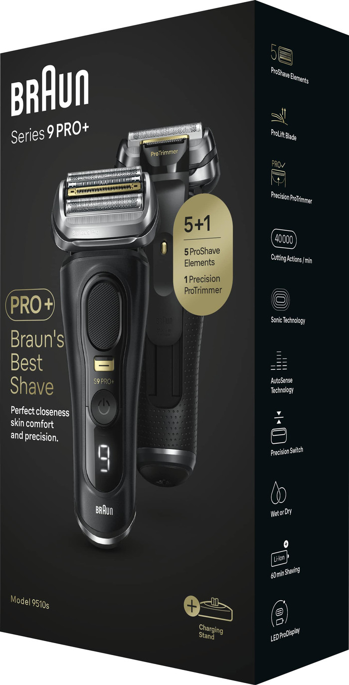 Braun Series 9 Pro+ 9510s Zwart verpakking
