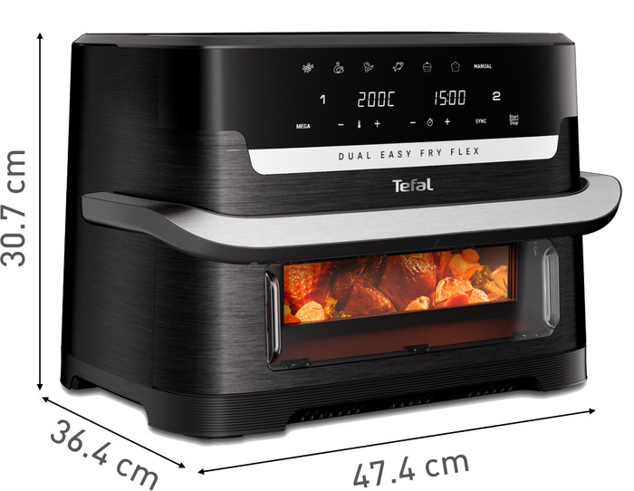 Tefal Dual Easy Fry Flex EY9228 detail