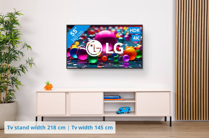 LG 55 inches 4K Smart UA75 + LG DS60TR visual Coolblue 1