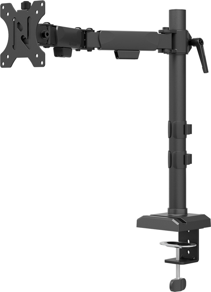 Neomounts NERO DS60-600BL1 Monitorarm Zwart achterkant