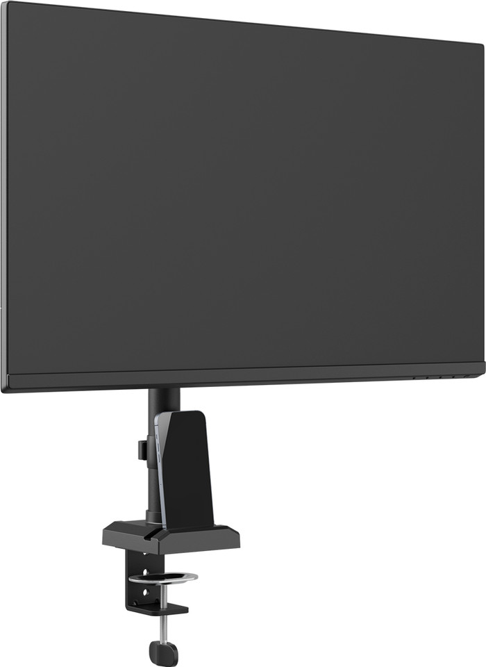 Neomounts NERO DS60-600BL1 Monitorarm Zwart product in gebruik