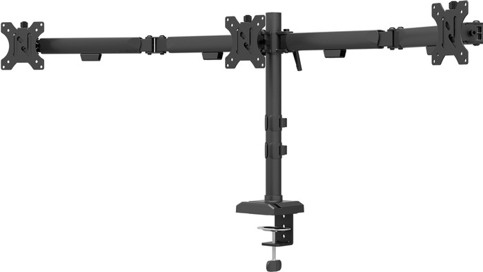 Neomounts NERO DS60-600BL3 Monitor Arm Black front