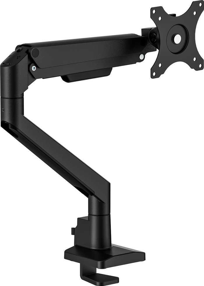 Neomounts NEXT Slim DS70-250BL1 Monitorarm Gasgeveerd Zwart voorkant