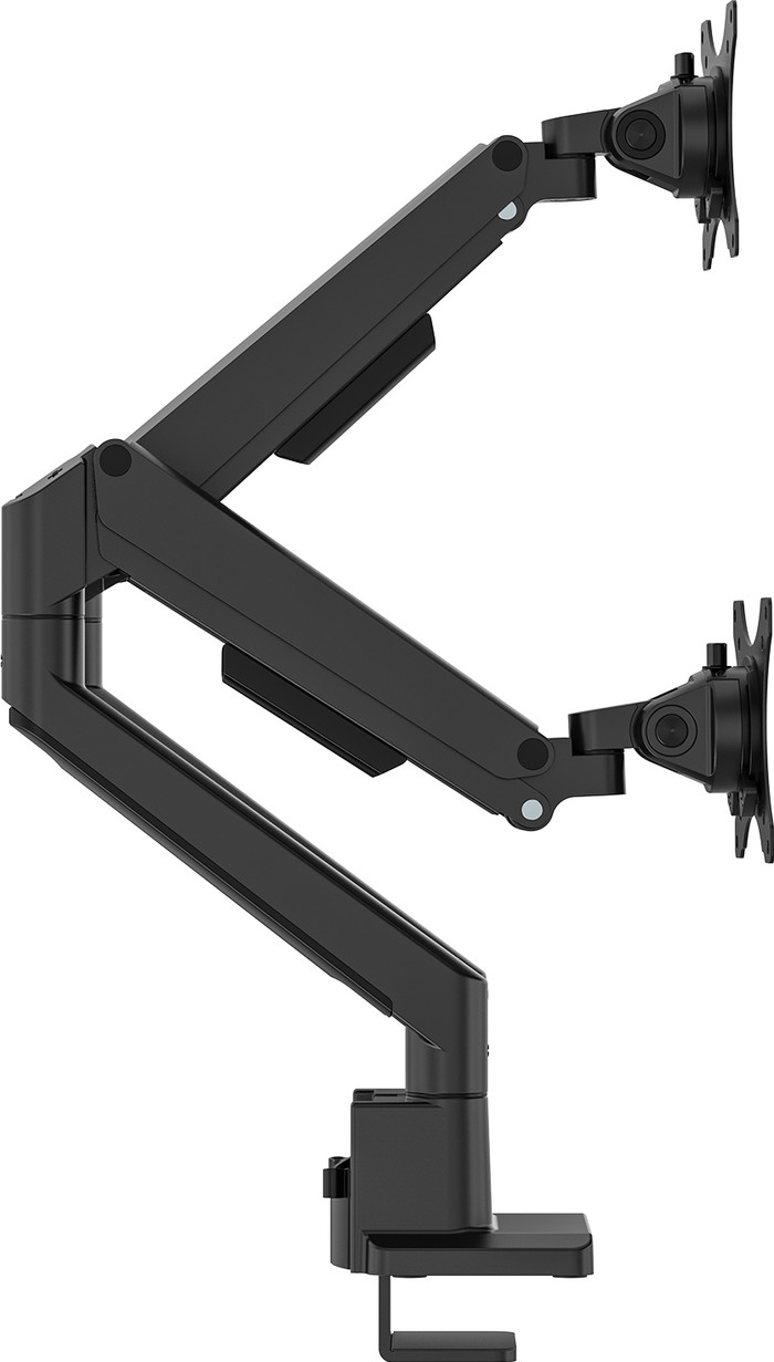 Neomounts NEXT Slim DS70-250BL2 Monitorarm Gasgeveerd Zwart linkerkant