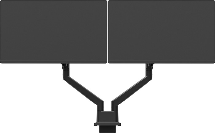 Neomounts NEXT Slim DS70-250BL2 Monitorarm Gasgeveerd Zwart product in gebruik