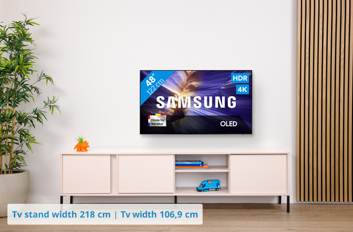 Samsung 48 inches OLED S90F 4K (2025) visual Coolblue 1