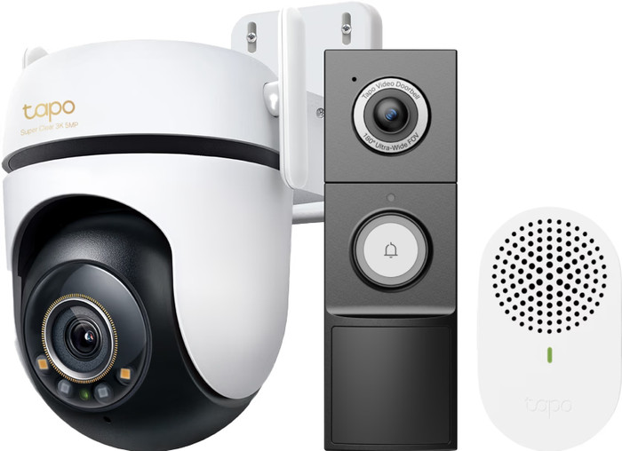 TP-Link Tapo C530WS + D235 Smart Battery and Wired Doorbell Main Image