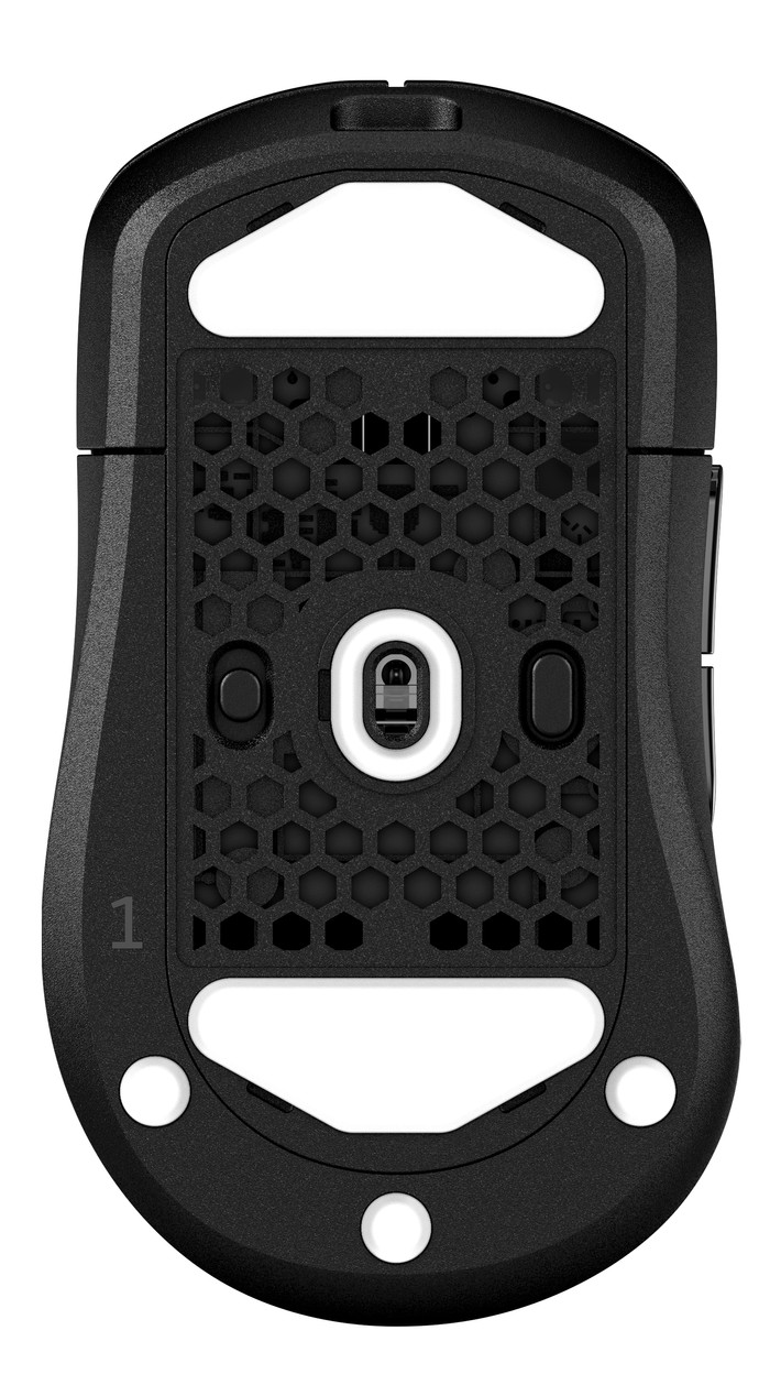 HyperX Pulsefire Saga Pro Wireless Gaming Mouse Black bottom