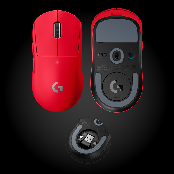 Logitech G PRO X SUPERLIGHT 2 SE Wireless Gaming Mouse Red visual supplier