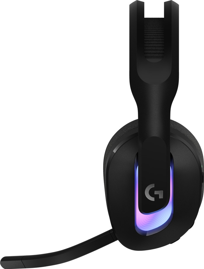 Logitech G522 Lightspeed Draadloze Gaming Headset Zwart linkerkant