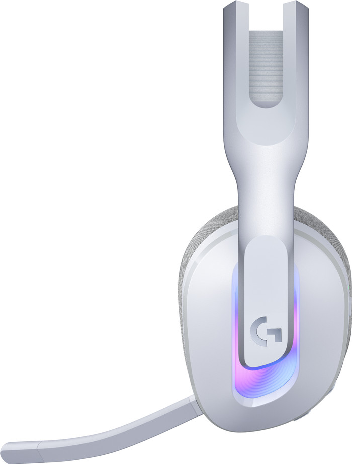 Logitech G522 Lightspeed Draadloze Gaming Headset Wit linkerkant