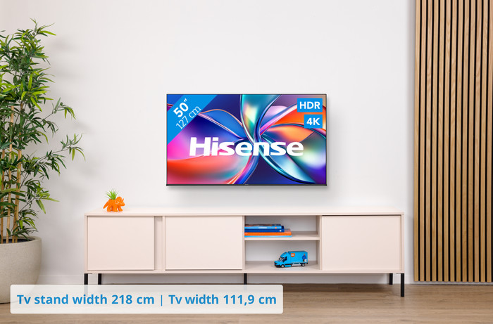 Hisense 50 inches QLED E7Q (2025) visual Coolblue 1